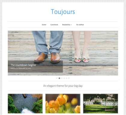 Toujours WordPress Theme