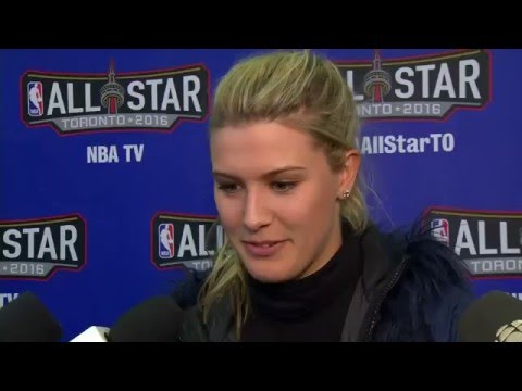 NBA All-Star Celebrity Game: Eugenie Bouchard  - February 12, 2016