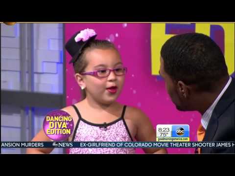 Johanna Colon 6 year old GMA INTERVIEW Girl Dances to Aretha Franklin R-E-S-P-E-C-T Respect song