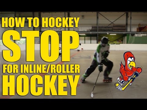 How To Hockey Stop On Inline, Roller Hockey Skates