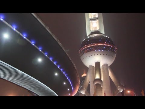 Shanghai skyline and Oriental Pearl Tower HD