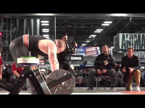 Eddie Hall - Deadlift 465 kg (NEW WORLD RECORD) Arnold Schwarzenegger Freaks Out