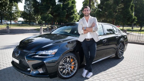 Anthony Minichiello and his Lexus GS F