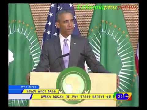 US President Barack Obama has made  speech to Africans from the AU head quarter in Addis Ababa