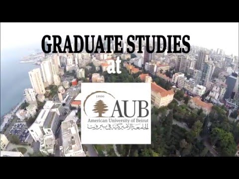 Graduate Studies at AUB