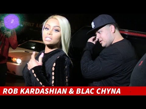 Rob Kardashian and Blac Chyna -- We're Engaged!!!