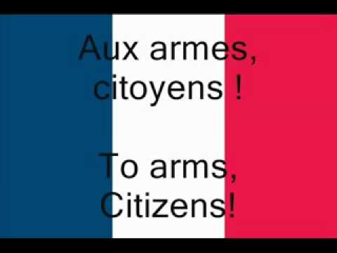 National Anthem of France (La Marseillaise, The Song of Marseille) (English subtitles)