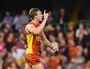 The next Nick Riewoldt is turning into a very good Tom Lynch. Photo: AAP Image.