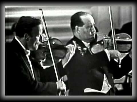 Bach Double Violin Concerto - Yehudi Menuhin And David Oistrakh (sound HQ)