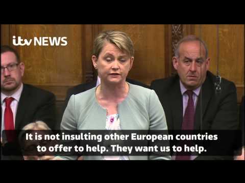 PMQs: Yvette Cooper hits out at Cameron over child refugees