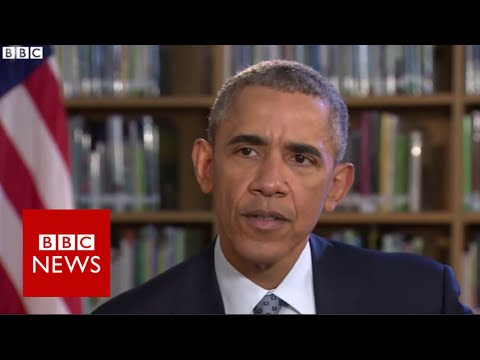 Barack Obama on Brexit, Syria and Michelle - BBC News