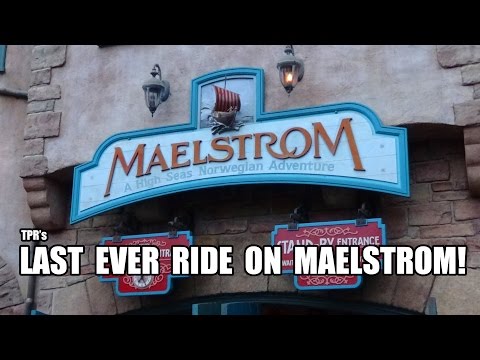 The Last Ride Ever on Maelstrom at Epcot Walt Disney World for TPR POV