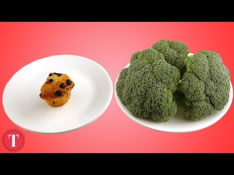 This Is What 200 Calories Look Like: Junk vs. Healthy Food