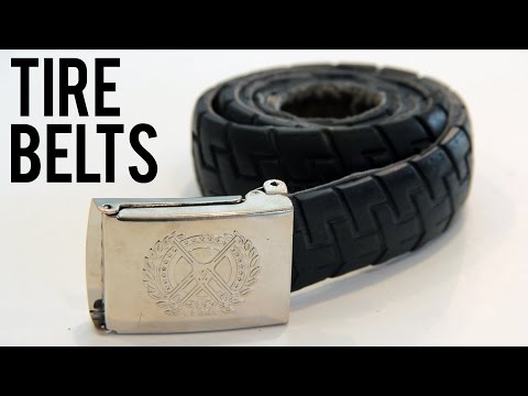 How to Make a Belt out of a BMX Tire