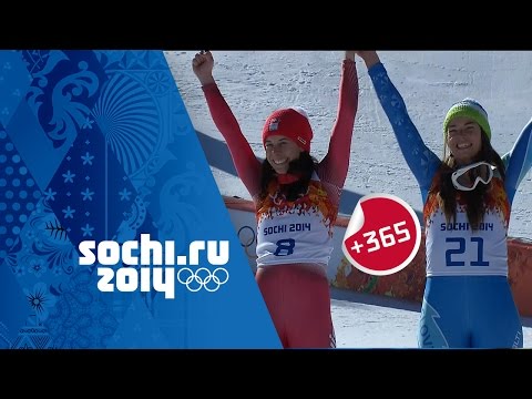 Gisin & Maze Tie For Gold - Ladies' Downhill Alpine Skiing Full Event | #Sochi365