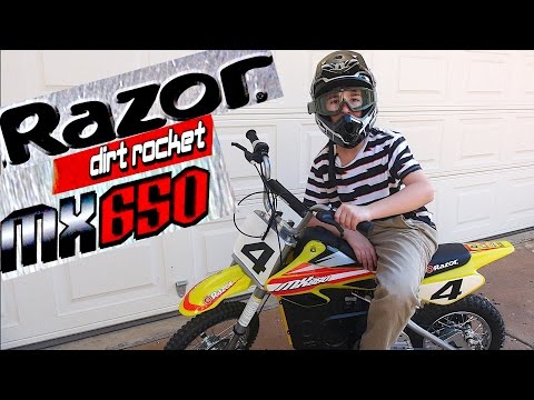 Razor MX 650 Dirt Rocket with Robert-Andre!