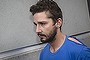 Actor Shia LaBeouf leaves Midtown Community Court after being arrested the previous day for yelling obscenities at the Broadway show 