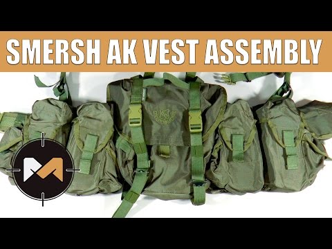 Russian SMERSH AK vest assembly. Сборка РПС СМЕРШ АК