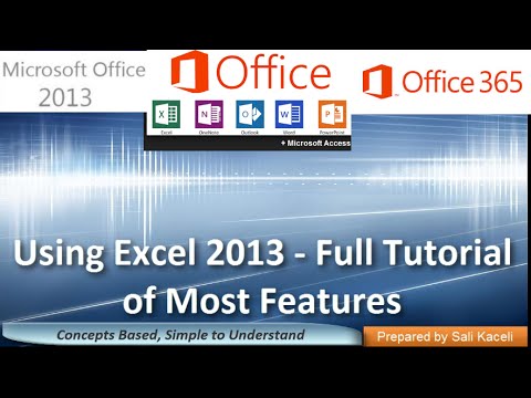 Excel 2013 Tutorial: A Complete Guide to Excel for Anyone