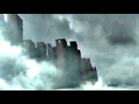 GIANT FLOATING CITY SEEN OVER CHINA