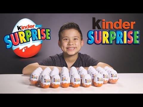 KINDER SURPRISE EGGS!!!  Let's Crack 'Em Open!