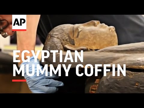 US scientists open Egyptian Mummy coffin