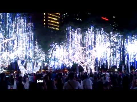 Ayala Triangle Light Show 2014