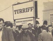 Workers on the Barbican site, 1965