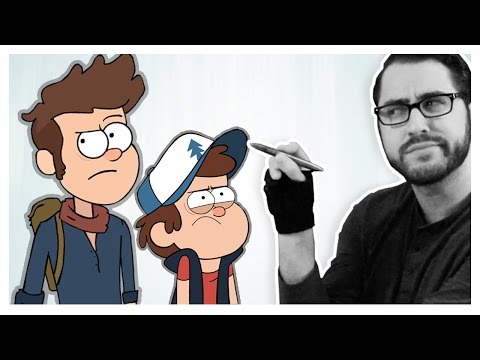 Drawing Gravity Falls Characters 10 Years Later!