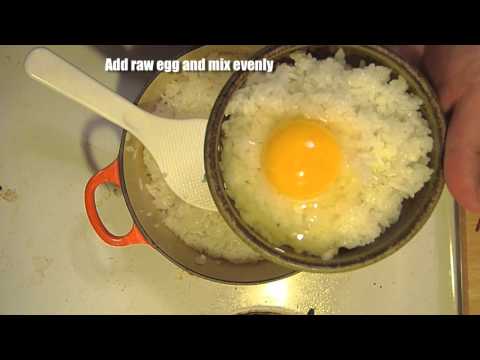 Slimy Raw Egg Rice recipe - Oh My God!! Very Popular comfort food breakfast in Japan 卵かけご飯