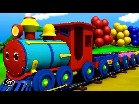 The Color Train Song! Learn Colors with the LittleBabyBum Train! 3D Animation in HD