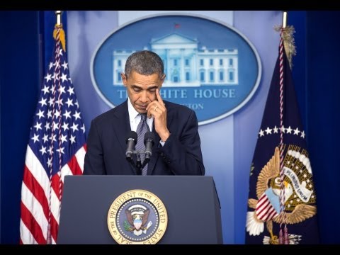 President Obama Makes a Statement on the Shooting in Newtown, Connecticut