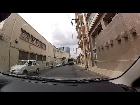 Driving from Agia Paraskevi to Nea Ionia, Athens (city driving, Greece) - onboard camera