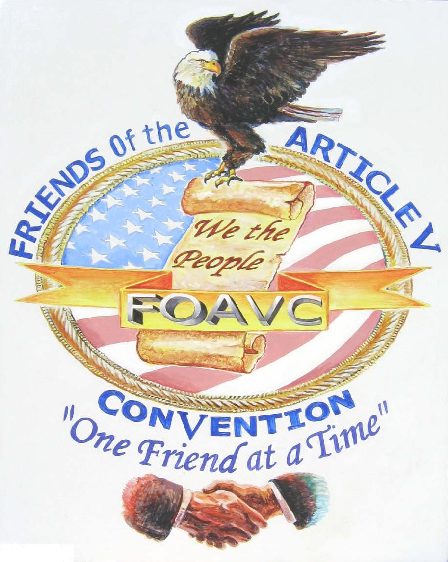 Steve Ladd's Painting of the FOAVC logo...