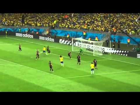 Copa do Mundo 2014 - Brasil 1 x 7 Alemanha - Jogo Completo - 1º Tempo - Globo