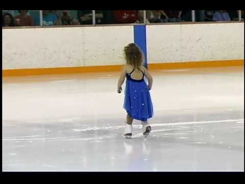 Three yr old ice skating competition