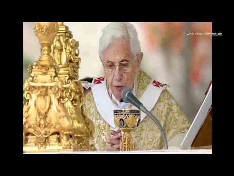 Pope Benedict XVI  Easter Sunday 2012