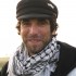 Vittorio wearing a keffiyeh