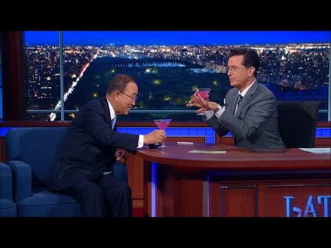 Stephen Tries To Get Ban Ki-Moon To Dish About Crazy Leaders