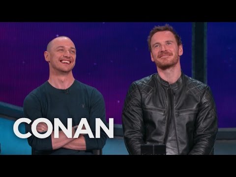 James McAvoy & Michael Fassbender’s Epic Love Story  - CONAN on TBS