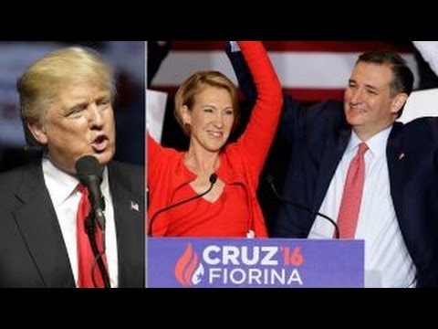 Trump vs Cruz and Fiorina: Candidates' war of words