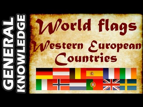 World Flags - Western European Countries