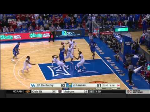 Kentucky at Kansas | 2015-16 Big 12 Men's Basketball Highlights