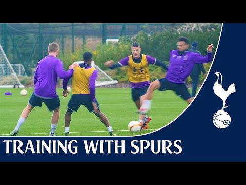 Training with Tottenham Hotspur! Spurs TV