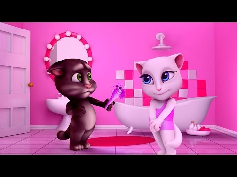 My Talking Angela Great Makeover My Talking Tom Episode Full Game for Children HD