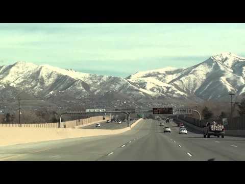 Driving into Salt Lake City