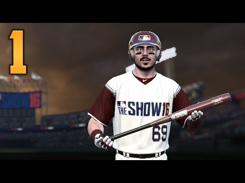 MLB The Show 16 - Road to the Show - Part 1 "I'M IN THE GAME!" (Gameplay & Commentary)