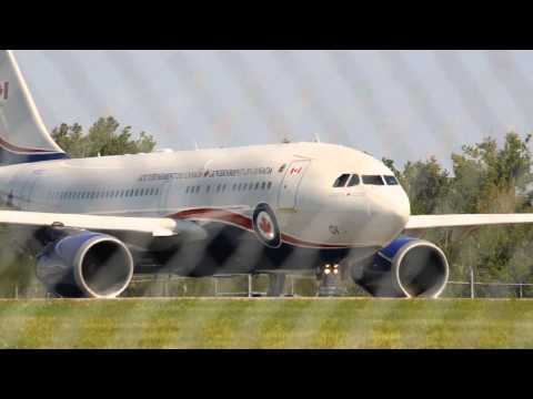 Government of Canada Jet Takeoff From Ottawa Airport "YOW" 8/19/13 Columbia Photos