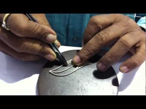 tarakasi Filigree Jewelry making in India Tutorial