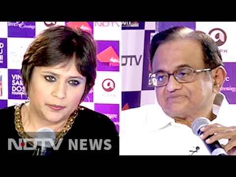 Role reversal: P Chidambaram in interviewer's role